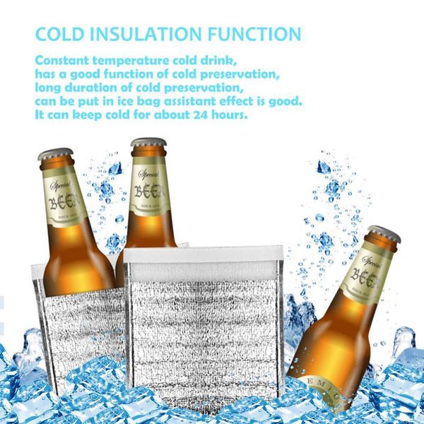 storage bags aluminum foil insulation bag food preservation cold ice thickened heat portable
storage bags aluminum foil insulation bag food preservation cold ice thickened heat portable