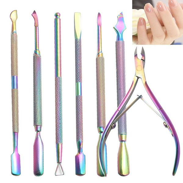 cuticle pushers 7/6pcs double-ended stainless steel pusher dead skin push remover for pedicure manicure nail art cleaner care tool
cuticle pushers 7/6pcs double-ended stainless steel pusher dead skin push remover for pedicure manicure nail art cleaner care tool