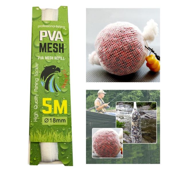 fishing accessories 5m pva bait bag jigs water soluble stocking sock wrap holder tackles
fishing accessories 5m pva bait bag jigs water soluble stocking sock wrap holder tackles