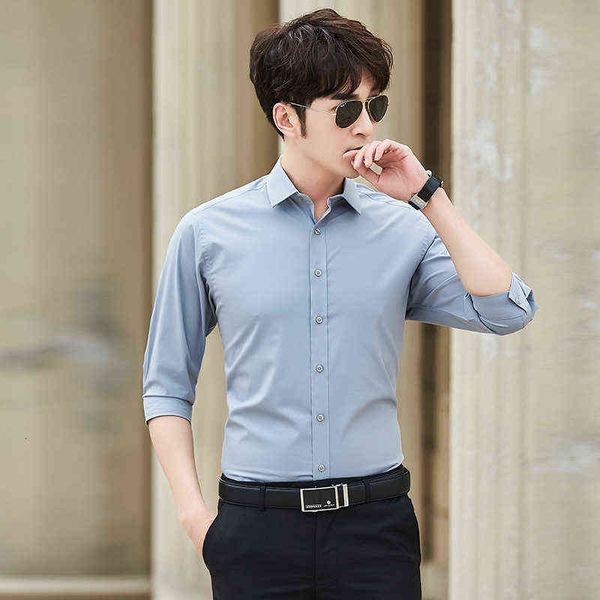groom shirt shirt short slim fit korean men's casual seven trend handsome half summer medium sleeve inch shirt, Black
groom shirt shirt short slim fit korean men's casual seven trend handsome half summer medium sleeve inch shirt, Black