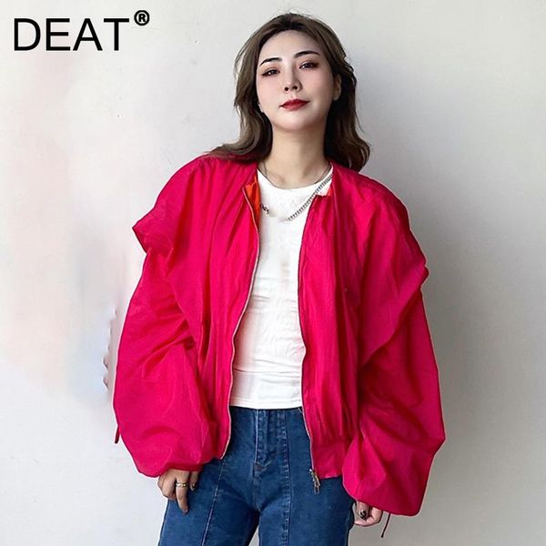 women's jackets deat 2021 autumn and winter solid color fashion round neck long sleeve drawcord zipper jacket female 7i2802, Black;brown
women's jackets deat 2021 autumn and winter solid color fashion round neck long sleeve drawcord zipper jacket female 7i2802, Black;brown