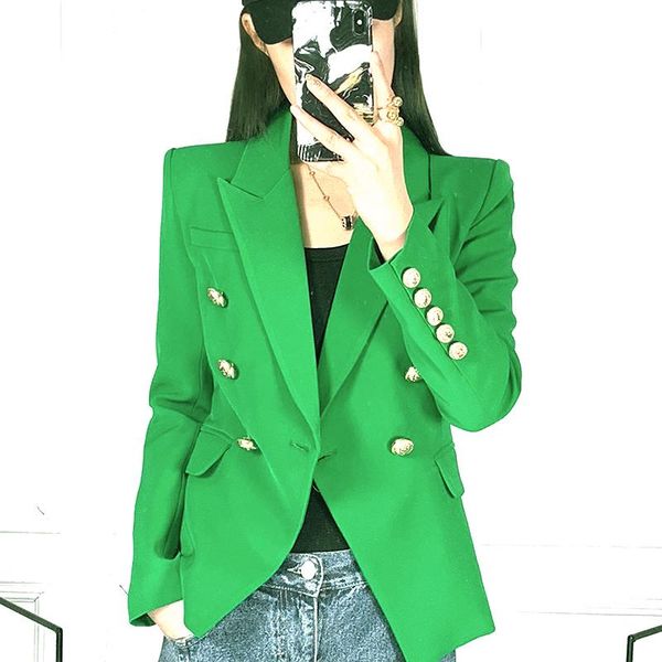 2021 baroque designer blazer women's lion buttons double breasted classic slim fit career jacket suits & blazers, White;black
2021 baroque designer blazer women's lion buttons double breasted classic slim fit career jacket suits & blazers, White;black