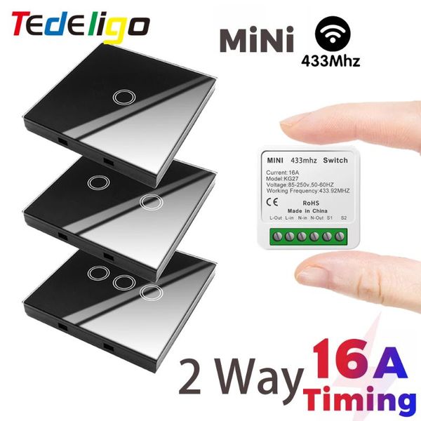 smart home control mini 16a 433mhz switch light module wireless touch wall remote 2way timer electrical breaker led onoff
smart home control mini 16a 433mhz switch light module wireless touch wall remote 2way timer electrical breaker led onoff