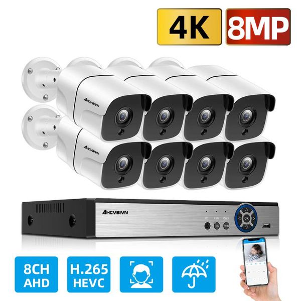 8-channel 4k face detection video security system dvr recorder outdoor weatherproof cctv camera h.265+ surveillance kit wireless kits
8-channel 4k face detection video security system dvr recorder outdoor weatherproof cctv camera h.265+ surveillance kit wireless kits