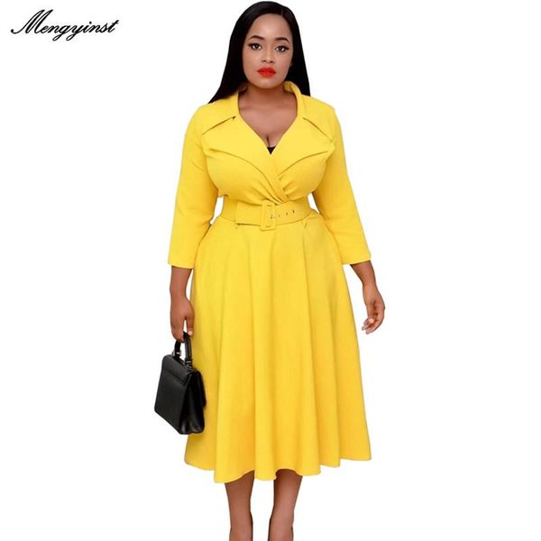 casual dresses autumn winter dress women 2021 notched collar long sleeve office lady female elegant slim sashes party, Black;gray
casual dresses autumn winter dress women 2021 notched collar long sleeve office lady female elegant slim sashes party, Black;gray