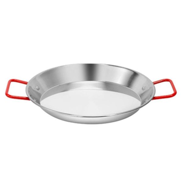 dishes & plates stainless steel paella pan spanish seafood frying pot non-stick kitchen fried chicken fruit plate cooking tool 24cm
dishes & plates stainless steel paella pan spanish seafood frying pot non-stick kitchen fried chicken fruit plate cooking tool 24cm