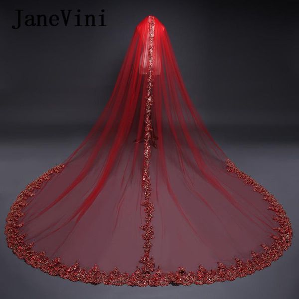 bridal veils janevini red graceful 3 meters long one -layer gold sequins lace applique veil with comb wedding accessories, Black
bridal veils janevini red graceful 3 meters long one -layer gold sequins lace applique veil with comb wedding accessories, Black