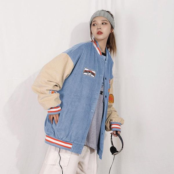 women's jackets bomber jacket loose corduroy baseball streetwear oversize casual autumn, Black;brown
women's jackets bomber jacket loose corduroy baseball streetwear oversize casual autumn, Black;brown