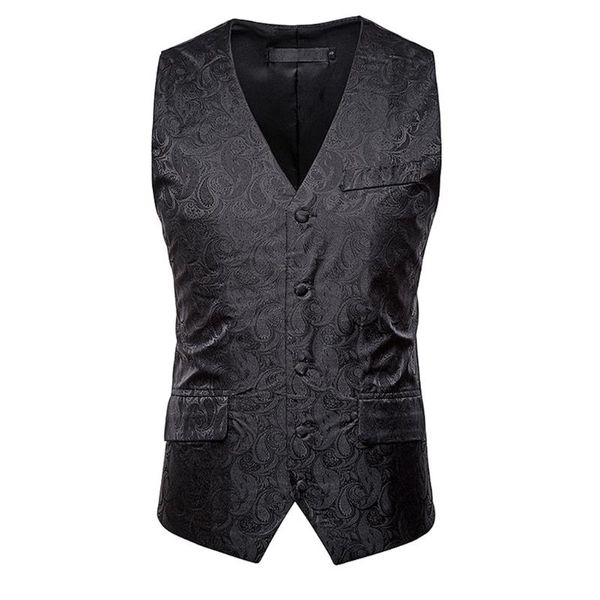 men's vests nice men formal dress suit slim fit vest male wedding party waistcoat homme casual sleeveless business jacket, Black;white
men's vests nice men formal dress suit slim fit vest male wedding party waistcoat homme casual sleeveless business jacket, Black;white