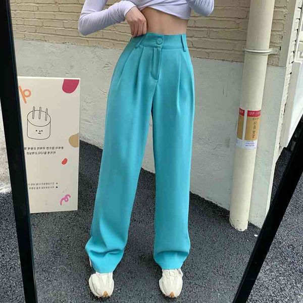 women's jeans tvovvin woman pants solid office ladies summer high waist thin ins fashion loose ropa mujer buttons korean style tro, Blue
women's jeans tvovvin woman pants solid office ladies summer high waist thin ins fashion loose ropa mujer buttons korean style tro, Blue