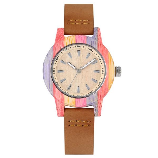 wristwatches bamboo case wooden watch for women leather strap watches luminous pointers dial wristwatch, Slivery;brown
wristwatches bamboo case wooden watch for women leather strap watches luminous pointers dial wristwatch, Slivery;brown
