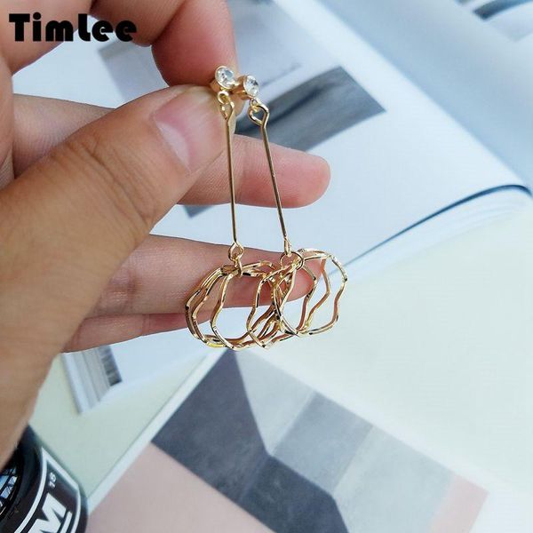 timlee e281 contracted multi-storey circle wave drop earring temperamental long geometry round rhinestone wholesale dangle & chandelier, Silver
timlee e281 contracted multi-storey circle wave drop earring temperamental long geometry round rhinestone wholesale dangle & chandelier, Silver