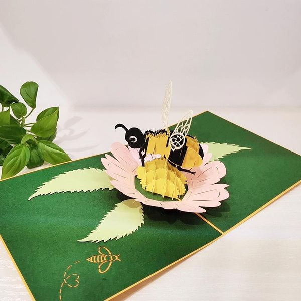greeting cards bumble-bee up card for your honey 3d birthday mother's day card, anniversary popup, valentine's day, congratulation
greeting cards bumble-bee up card for your honey 3d birthday mother's day card, anniversary popup, valentine's day, congratulation