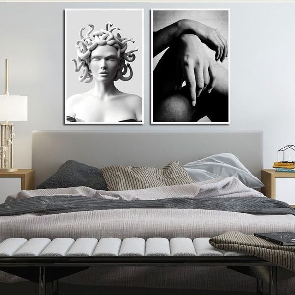 paintings black and white poster woman hand canvas painting sculpture po home decoration wall art picture for gallery
paintings black and white poster woman hand canvas painting sculpture po home decoration wall art picture for gallery