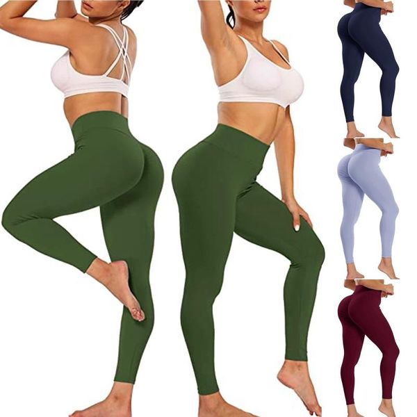 women's leggings fashion high waist push up sport fitness running yoga pants elastic trousers gym girl athletic tights, Black
women's leggings fashion high waist push up sport fitness running yoga pants elastic trousers gym girl athletic tights, Black