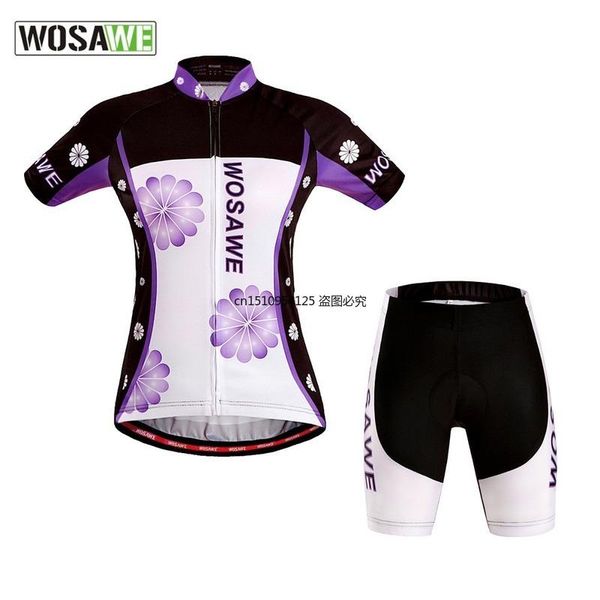 racing sets wosawe 4 colors women's cycling clothing set short sleeve cycle road mountain bike bicycle jersey with shockproof gel pad, Black;blue
racing sets wosawe 4 colors women's cycling clothing set short sleeve cycle road mountain bike bicycle jersey with shockproof gel pad, Black;blue