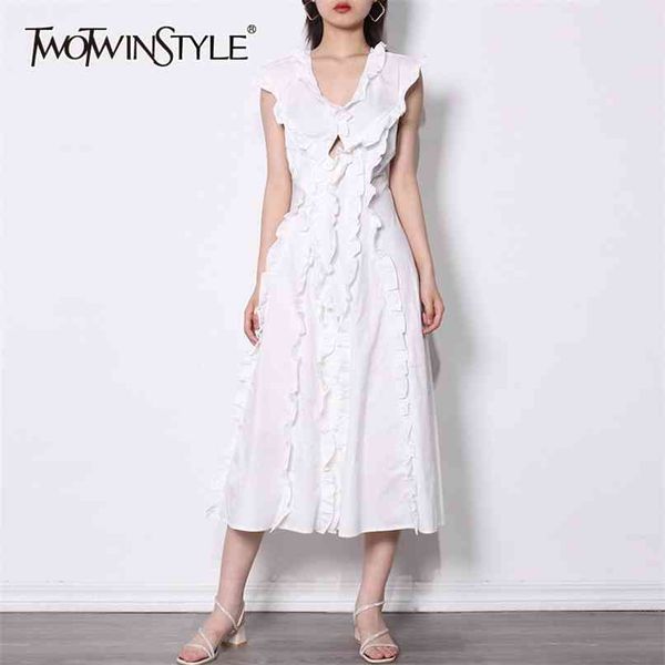 white patchwork dress for women v neck sleeveless high waist midi hollow out dresses female summer clothes 210520, Black;gray
white patchwork dress for women v neck sleeveless high waist midi hollow out dresses female summer clothes 210520, Black;gray