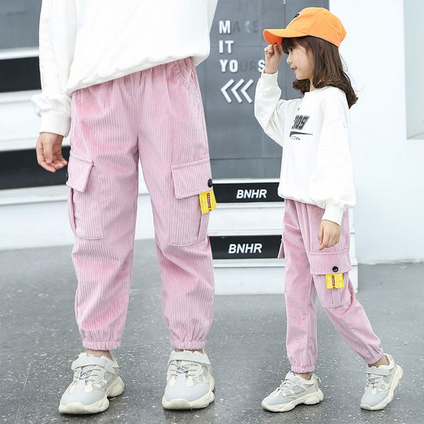 girls pants cargo harem pants pink corduroy fabric casual elastic waist plus cashmere hip-hop sweatpants streetwear pants, Blue
girls pants cargo harem pants pink corduroy fabric casual elastic waist plus cashmere hip-hop sweatpants streetwear pants, Blue