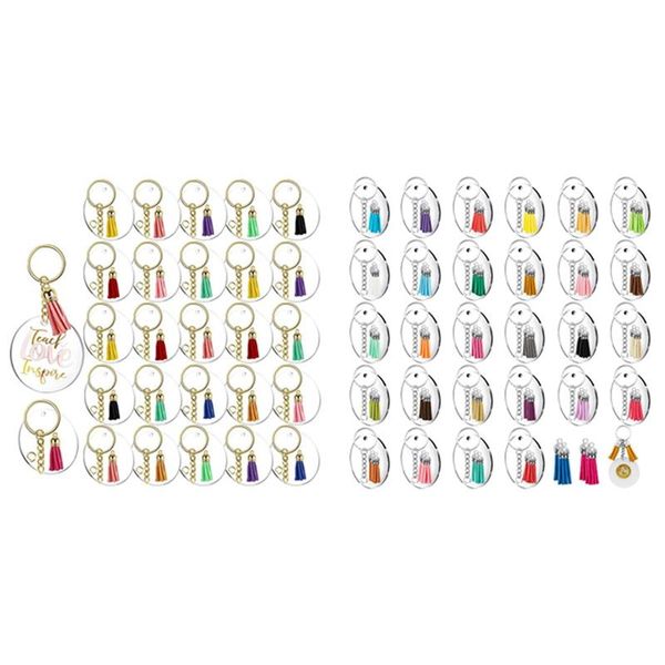 keychains 144pcs blank circle key chains and tassel pendant keyring with 120pcs keychain blanks tassels, Silver
keychains 144pcs blank circle key chains and tassel pendant keyring with 120pcs keychain blanks tassels, Silver