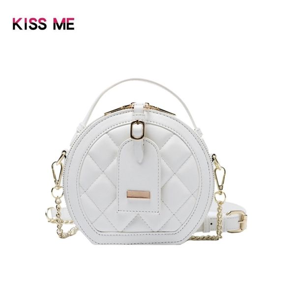kiss me women's new korean versatile messenger rhombic chain shoulder fashion small round bag
kiss me women's new korean versatile messenger rhombic chain shoulder fashion small round bag