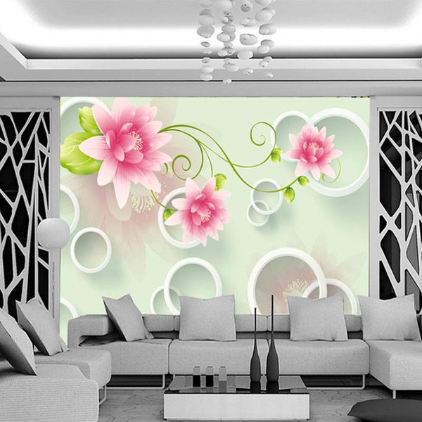 wallpapers custom po fantasy flower sticker mural circle pink tv background wall paper
wallpapers custom po fantasy flower sticker mural circle pink tv background wall paper