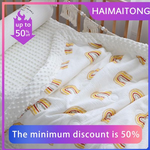 comforters & sets children's quilt, cotton wrinkled gauze and beanie velvet, born baby blanket
comforters & sets children's quilt, cotton wrinkled gauze and beanie velvet, born baby blanket