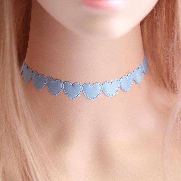pendant necklaces sweet heart shape choker for women lace fabric clavicle chain necklace fashion girls collar jewelry gifts, Silver
pendant necklaces sweet heart shape choker for women lace fabric clavicle chain necklace fashion girls collar jewelry gifts, Silver