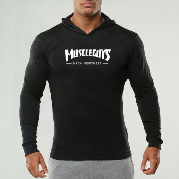 fitness men's fashion sportswear hooded t-shirt mens long sleeve bodybuilding tee shirt man gym jogger sweatshirt workout tshirt 210421, White;black
fitness men's fashion sportswear hooded t-shirt mens long sleeve bodybuilding tee shirt man gym jogger sweatshirt workout tshirt 210421, White;black