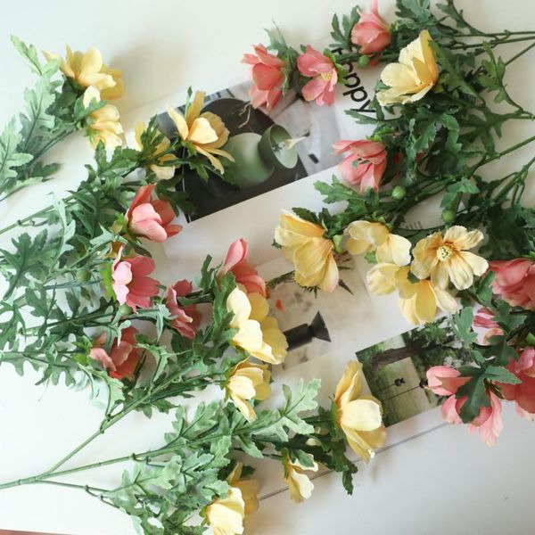 decorative flowers & wreaths cool artificial silk daisy 5 heads long branch plastic stem fake flower for home wedding diy decor
decorative flowers & wreaths cool artificial silk daisy 5 heads long branch plastic stem fake flower for home wedding diy decor