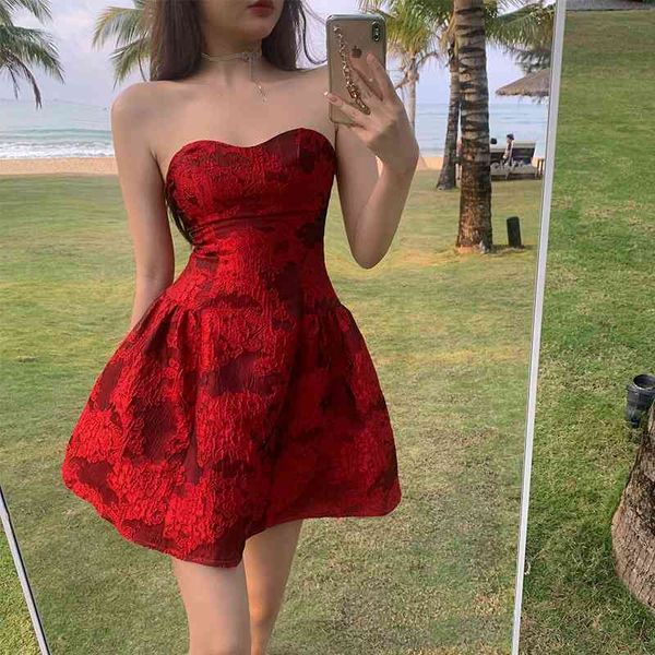 women's knits & tees red strapless print sweet mini es for women 2021 slim a-line summer fashion beach party vestidos fmta, White
women's knits & tees red strapless print sweet mini es for women 2021 slim a-line summer fashion beach party vestidos fmta, White