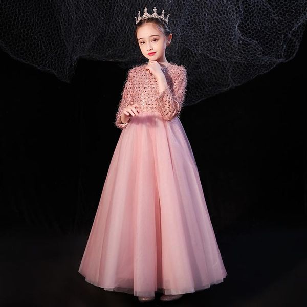 girl's dresses pink sequins o-neck ball gown simple empire full sleeves elegant kids party communion girl for weddings dh022, Red;yellow
girl's dresses pink sequins o-neck ball gown simple empire full sleeves elegant kids party communion girl for weddings dh022, Red;yellow