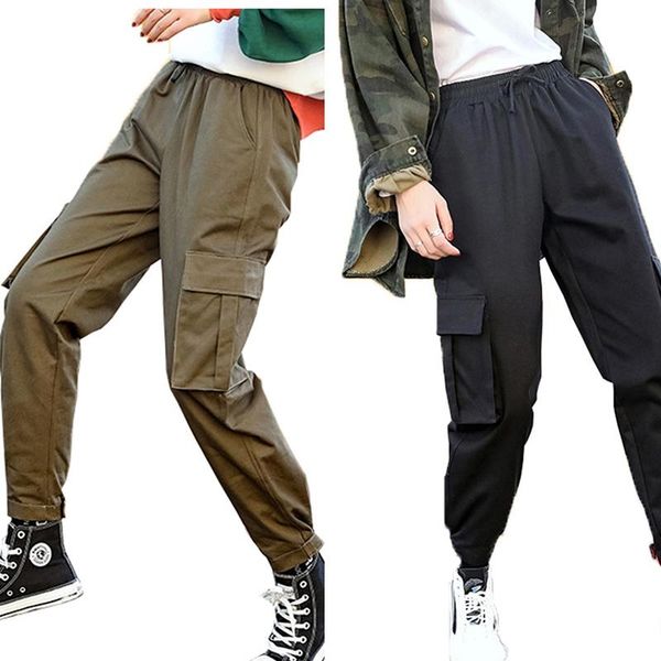 women's pants & capris brand good quality women hip hop army harem green pocket streetwear punk cargo trousers, Black;white
women's pants & capris brand good quality women hip hop army harem green pocket streetwear punk cargo trousers, Black;white
