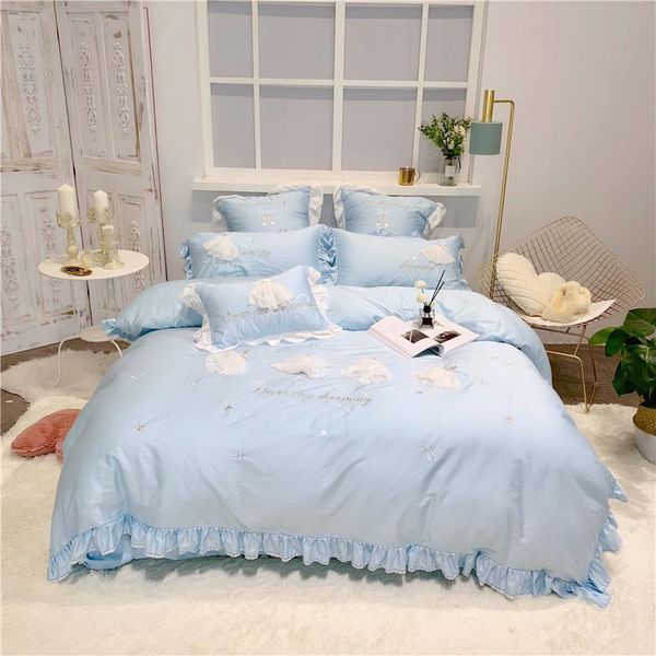 bedding sets luxury egypt cotton elegant waltz set yarn skirt ruffles duvet cover bed sheet twin 4/6/7pcs size king
bedding sets luxury egypt cotton elegant waltz set yarn skirt ruffles duvet cover bed sheet twin 4/6/7pcs size king