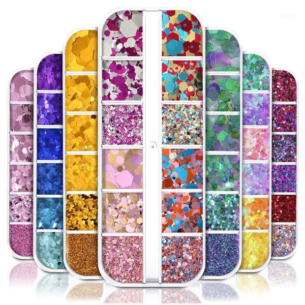 grids/set mixed size nail glitter flakes 3d sequins paillette powder charm art butterfly decoration manicure tools1, Silver;gold
grids/set mixed size nail glitter flakes 3d sequins paillette powder charm art butterfly decoration manicure tools1, Silver;gold