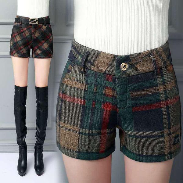 women's shorts autumn woman high elastic waist wide leg casual female plaid print ladies fashion short pants streetwear a26, White;black
women's shorts autumn woman high elastic waist wide leg casual female plaid print ladies fashion short pants streetwear a26, White;black