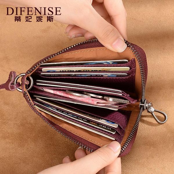 card holders layer genuine leather women's zipper wallet small change purse for female short wallets with woman, Brown;gray
card holders layer genuine leather women's zipper wallet small change purse for female short wallets with woman, Brown;gray