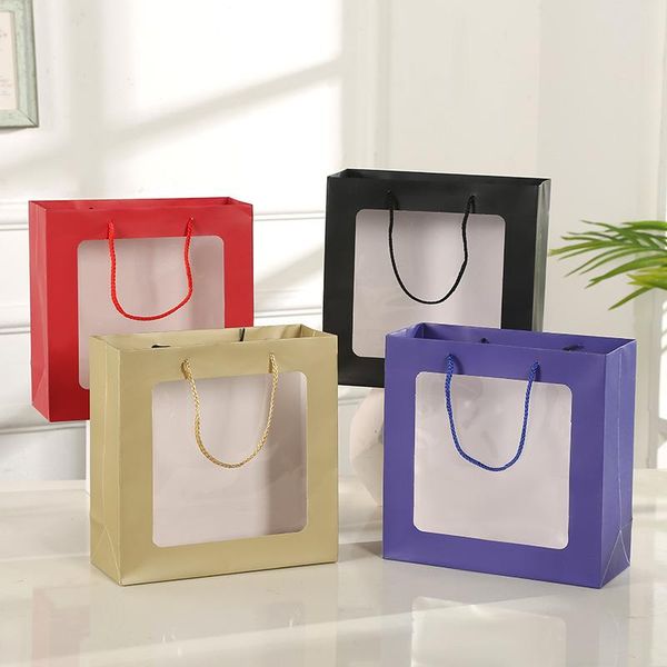 gift wrap clear window bouquet bag large paper with handle flower shop wrapping box wedding birthday party favors 12pcs/lot
gift wrap clear window bouquet bag large paper with handle flower shop wrapping box wedding birthday party favors 12pcs/lot