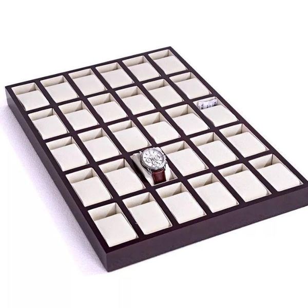 watch boxes & cases painted display stand prop tray wooden 30 grid bracelet storage box, Black;blue
watch boxes & cases painted display stand prop tray wooden 30 grid bracelet storage box, Black;blue
