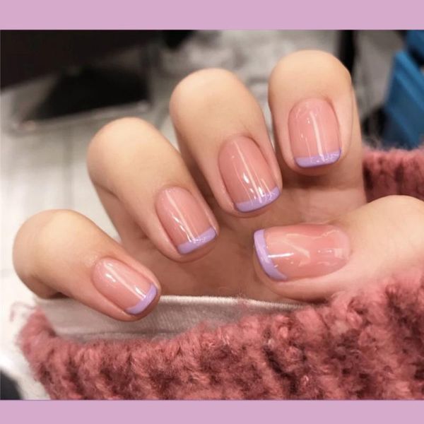 false nails 24pcs light purple fake nail patch glue type removable short paragraph fashion manicure save time sana889, Red;gold
false nails 24pcs light purple fake nail patch glue type removable short paragraph fashion manicure save time sana889, Red;gold