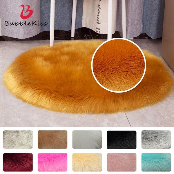 bubble kiss plush carpets for living room solid color round rug fashion coffee table decoration floor mat home soft non slip
bubble kiss plush carpets for living room solid color round rug fashion coffee table decoration floor mat home soft non slip