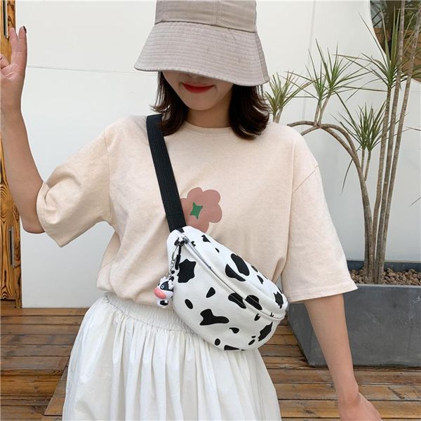 korean 2021 milk cow print women canvas crossbody belt bag japanese harajuku girl cute chest bags waist female fanny pack
korean 2021 milk cow print women canvas crossbody belt bag japanese harajuku girl cute chest bags waist female fanny pack