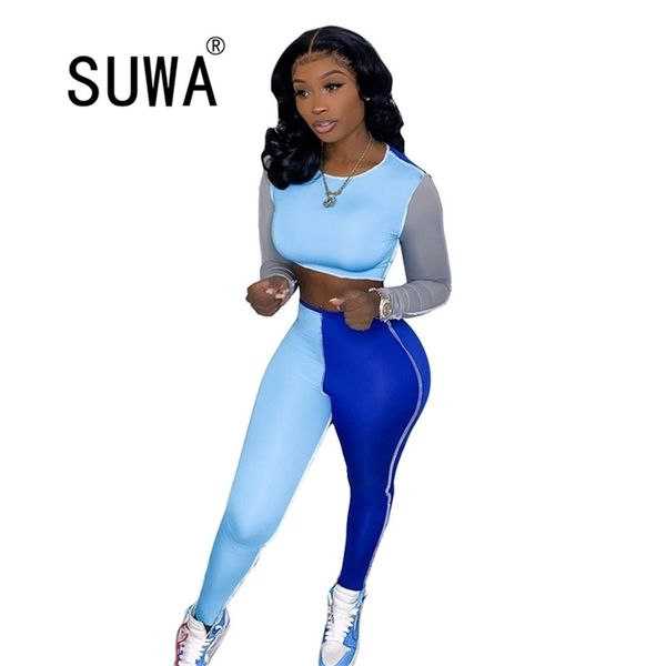 winter women sport fitness 2 two piece set outfits long sleeve crop t-shirt leggings pants bodycon tracksuit 210525, White
winter women sport fitness 2 two piece set outfits long sleeve crop t-shirt leggings pants bodycon tracksuit 210525, White