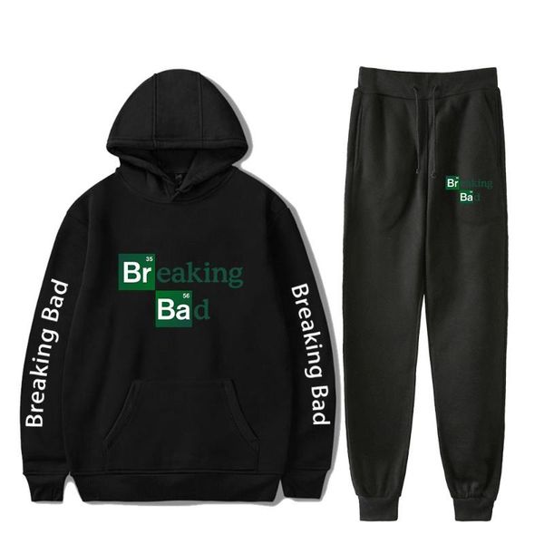 men's tracksuits tv drama program breaking bad hoodies and pants cool print two piece set hooded suit velvet for men/women streetwear, Gray
men's tracksuits tv drama program breaking bad hoodies and pants cool print two piece set hooded suit velvet for men/women streetwear, Gray