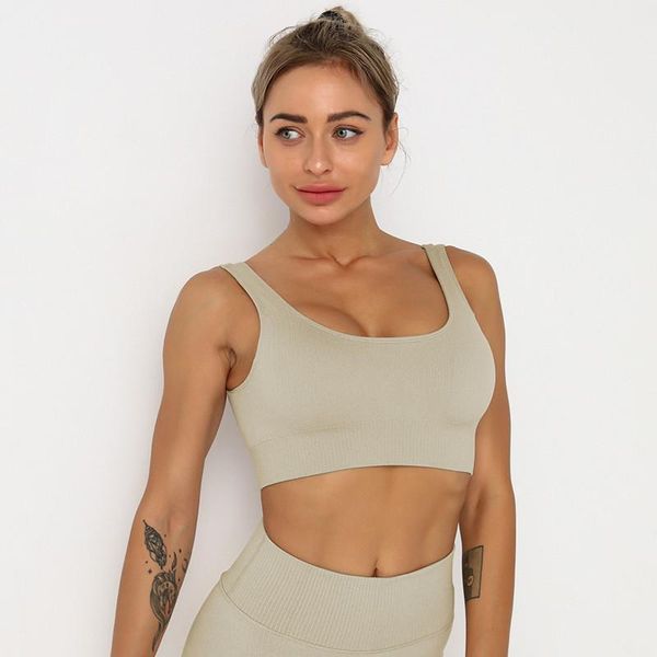 yoga outfit square neck sleeveless summer crop women seamless bra casual basic t shirt off shoulder cami backless tank
yoga outfit square neck sleeveless summer crop women seamless bra casual basic t shirt off shoulder cami backless tank