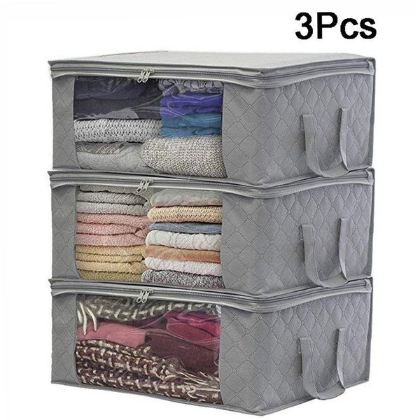 storage bags 3pcs foldable bag clothing dirty clothes container case anti-dust wardrobe organizer holder with zipper handles
storage bags 3pcs foldable bag clothing dirty clothes container case anti-dust wardrobe organizer holder with zipper handles