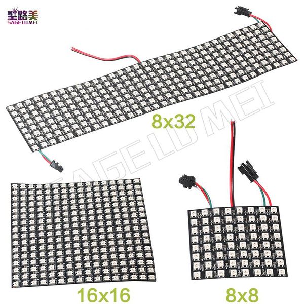 8*8/16*16/8*32cm pixel ws2812b led full color panel digital flexible individually addressable flex rgb lights display board modules
8*8/16*16/8*32cm pixel ws2812b led full color panel digital flexible individually addressable flex rgb lights display board modules