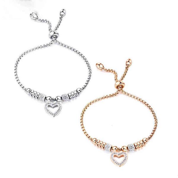 lover's adjustable heart couple bracelet zircon heart charm rose gold plated valentine's day gift stainls steel bracelets, Golden;silver
lover's adjustable heart couple bracelet zircon heart charm rose gold plated valentine's day gift stainls steel bracelets, Golden;silver