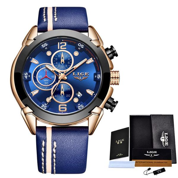 wristwatches lige fashion leather watches mens quartz men watch business waterproof luminous chronograph relogio masculino, Slivery;brown
wristwatches lige fashion leather watches mens quartz men watch business waterproof luminous chronograph relogio masculino, Slivery;brown