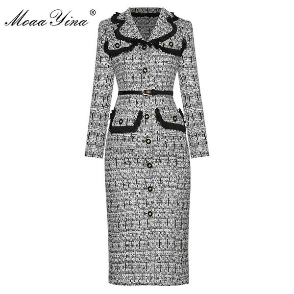 fashion designer dress spring women dress tassel turn-down collar long sleeve single-breasted belt package hip dresses 210524, Black;gray
fashion designer dress spring women dress tassel turn-down collar long sleeve single-breasted belt package hip dresses 210524, Black;gray