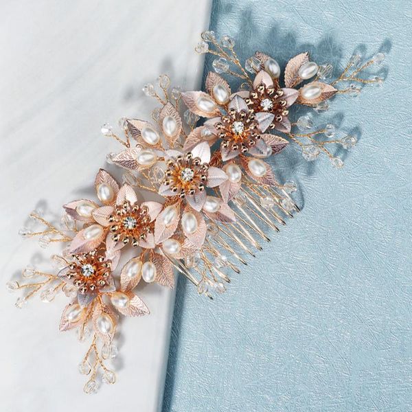 hair clips & barrettes wedding jewelry classical hanfu comb pearl handmade flower headdress bridal dress plate insert, Golden;silver
hair clips & barrettes wedding jewelry classical hanfu comb pearl handmade flower headdress bridal dress plate insert, Golden;silver